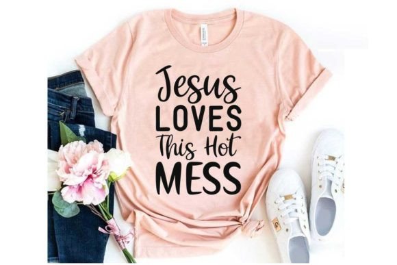 Bible Verse Svg Design, Jesus Loves T-Shirt Designs