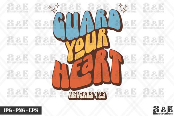 Christian Guard Your Heart Bible Verse T-Shirt Designs