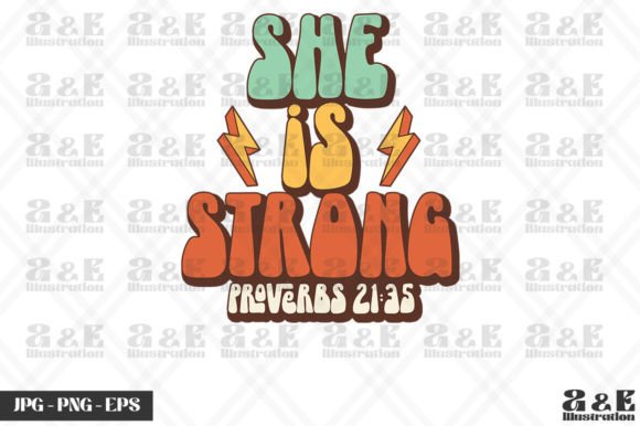 Christian She is Strong Scripture T-Shirt Designs Review