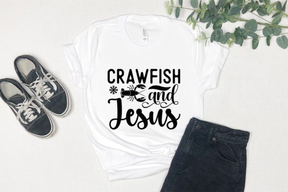 CRAWFISH and JESUS T-Shirt Designs