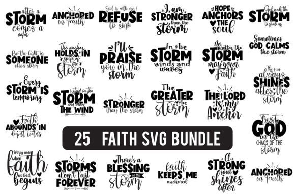 Faith SVG Bundle: Christian Svg for T-Shirt Designs