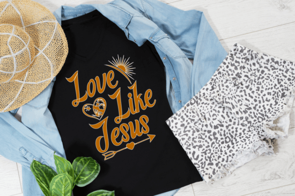 Love Like Jesus - SVG for T-Shirt Designs