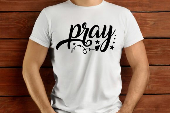 Pray Christian SVG T-shirt Design