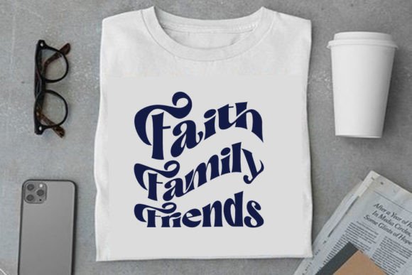 Retro Christian Faith Family Fri T-Shirt Designs Review