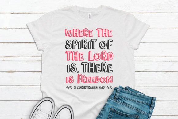 Review: 2 Corinthians 3:17 Christian T-Shirt Design
